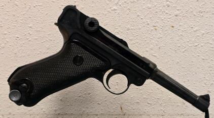 1940 Mauser Luger P08 9MM, S/42 Code, All Matching #381, WWII German Proofs, Black Grips, Serial 381