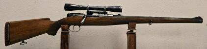 Steyr-Daimler-Puch Manlicher .30-06 Bolt Action Rifle, All Original, Early Leupold Scope, Walnut Stock, Serial #7899