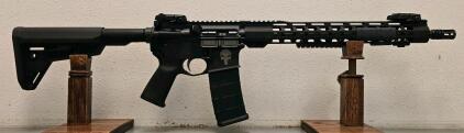 Anderson AM-15 AR-15 Rifle, Multi-Cal, 16" Barrel, M-LOK Rail, PMAG, Flip-Up Sights, SN 20076220