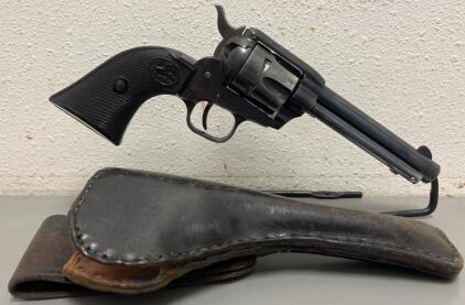 Colt Frontier Scout .22 LR Revolver, 4.75" Barrel, 6 Shot, Blued, Black Grips, Serial 55638F