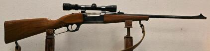 Savage 99A Series A .243 Win Lever-Action Rifle, Redfield Scope, Walnut Stock, SN: D969546