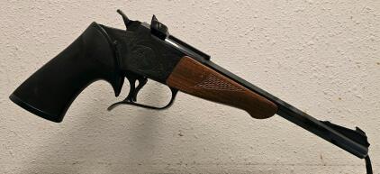 Thompson/Center Contender .22LR Single-Shot Pistol Blued, Engraved Receiver, 10" Barrel, SN 5404