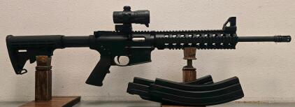 Smith & Wesson M&P15-22 .22LR Rifle, 16.5" Barrel, Adjustable Stock, UTG Red Dot, SN: DZZ2510