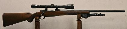Ruger M77 .22-250 Rem Bolt-Action Rifle, 24" Barrel, Scope & Bipod, SN 74-83368
