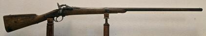 Zulu Single-Shot 12 Gauge Breechloading Shotgun, Trapdoor Action, Antique French Origin