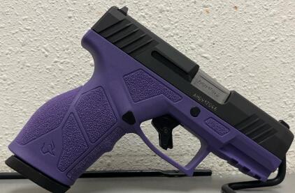 Taurus GX2 9mm Pistol, 3.38" Barrel, Purple Frame, Includes Accessories, Serial Number: AHD917046.