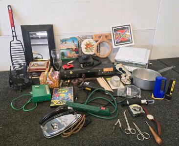 Mixed Household Goods, Tools, Small Appliances & Collectibles