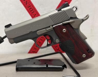 Kimber Ultra CDP Custom Shop .45 ACP, 3" Barrel, 7+1 Capacity, Two-Tone Finish W/ Crimson Trace Laser Grips