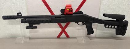 Emperor Arms MPTAC12 Ultra 12GA Pump Shotgun, Tactical Stock, Red Dot, Flashlight, 21SRP0177