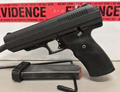 Hi-Point JHP .45 ACP Semi-Automatic Pistol &ndash; Black, 4.5" Barrel, 9-Round Magazine, Serial X47550x