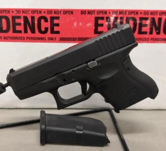 Glock 26 Gen 4 9mm Pistol, Austria, Serial ZYZ569, 3.43" Barrel, 10-Rd Magazine