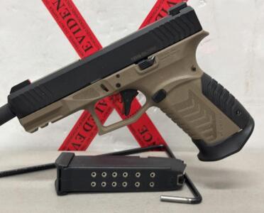 Derya DY9 9mm Semi-Auto Pistol, 3.86" Barrel, 15-Round, Truglo Fiber Optic Sights