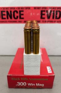 Black Hills .300 Win Mag 190gr BT-HP MOLY, 20ct, Centerfire Rifle Ammo, Brass Case, Moly-Coated Bullet
