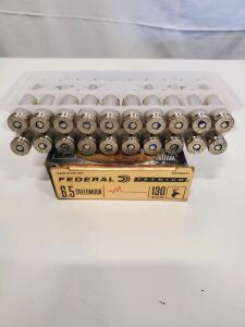Federal Premium 6.5 Creedmoor 130gr Terminal Ascent Ammunition, 20 Rounds