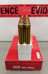 Black Hills .300 Win Mag 190gr BT-HP MOLY Ammunition, 20 Rounds, Moly Coated, Match-Grade