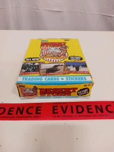 Topps 1991 Desert Storm Victory Series Trading Cards Box (36 Packs, 288 Cards, 36 Stickers, Unopened)
