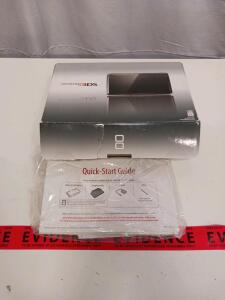 Nintendo 3DS Cosmo Black Complete in Box with Charger, Cradle, Stylus, Manuals, 2GB SD Card