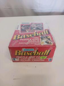 1990 Donruss Baseball Wax Box - 36 Packs, Factory Sealed, Includes Rated Rookies & Diamond Kings