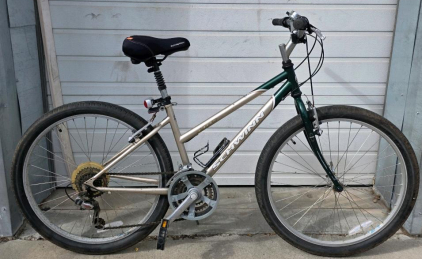 Schwinn Sierra MTN 21-Speed Aluminum Hybrid Bike, 18" Frame, 26" Wheels, Shimano Components