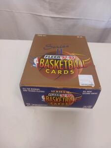 1992-93 Fleer Series II NBA Basketball 36-Pack Trading Card Box, Opened