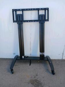 Heavy-Duty Mobile TV Cart Stand, Fits 55"-100" Displays, 250 lbs Capacity, Locking Casters, Black