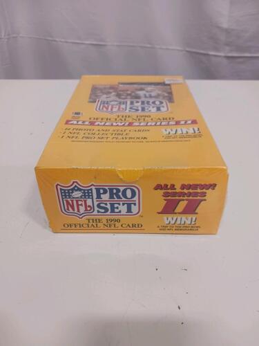 1990 Pro Set NFL Football Trading Cards Factory Sealed Box Series II, 36 Packs,