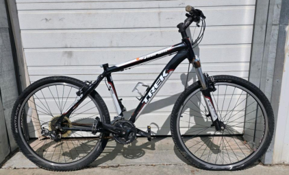 Trek 4300 4 Series Hardtail Mountain Bike, Alpha Aluminum, 26&rdquo; Wheels, Medium Frame, V-Brakes