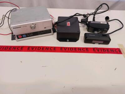 Panasonic WJ-VR30 Mobile DVR, LIND Power Supply, 2 Cameras, SSD Ready, Key Lock, Serial 01A00056