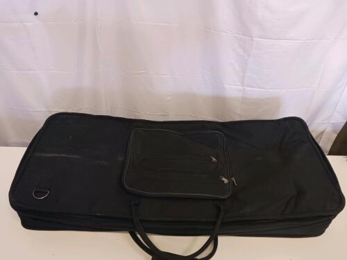 Large Black Keyboard Gig Bag &ndash; Dual Handles, Front Pocket, Fits 88-Key Digital Keyboards