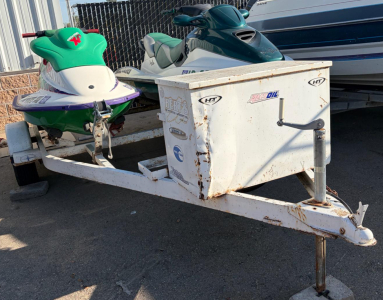 (2) SEADOO JETSKIS & TRAILER
