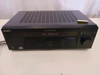 Sony STR-DE185 Audio/Video Receiver, 100W x 2 Channels, FM/AM Tuner, Multiple Inputs