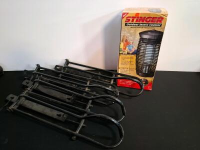 Stinger UV15 Outdoor Bug Zapper 1 Acre Coverage ,( powered on) + 4 Heavy-Duty Brackets (C)