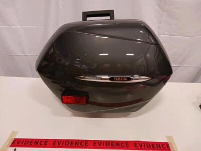 Yamaha Hard Side Case Saddlebag, Dark Gray, Approx. 35L Capacity