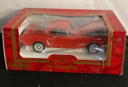 Mira 1:18 Scale 1965 Ford Mustang Coupe Die-Cast Model in Original Box (B)