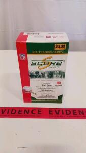 2007 Score NFL Football Trading Cards Box, 11 Packs, 77 Cards, Rookie Card in Every Pack, Sealed