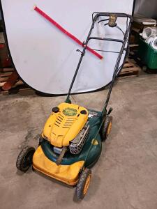 Yard-Man 6.5 HP 21" Self-Propelled Gas Lawn Mower, Steel Deck, Side Discharge/Mulch Option missing pull cord