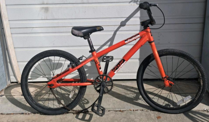 Free Agent Champ BMX Bicycle, 20" Wheels, Chromoly Frame, Single Speed, Orange