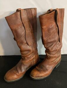 Durango LEM7402 Men's Oil Resistant Brown Leather Western Work Boots 10EE Extra Wide (B)