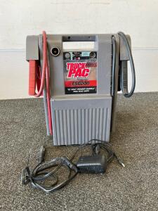 Truck PAC ES6000 Jump Starter, 12V, 3000 Peak Amps, 2 AWG, 54in Cables, Heavy-Duty Clamps(B)