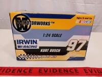 2003 Motorworks 1:24 Scale Kurt Busch #97 Irwin Racing Ford Taurus Die-Cast Model - 4