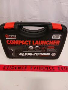 Byrna Compact Launcher (CL) &ndash; .61 Caliber, 400 FPS, 5-Round Magazine, Black