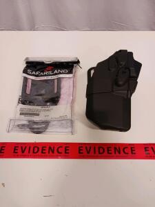 Safariland 8070cub1-2 Mid-Ride Duty Holster with 2.25" UBL, Black, Polymer