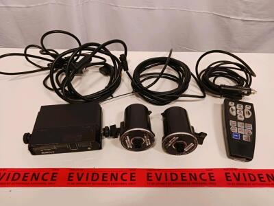 MPH Industries Python III Dual-Antenna Mobile Police Radar System, Ka-Band, S/N BE145355, BE145336