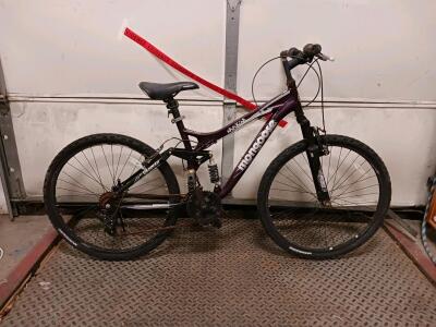 Mongoose Maxim Full-Suspension Mountain Bike, 26" Wheels, 21-Speed, Aluminum Frame