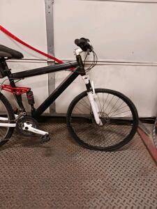 Full Suspension Mountain Bike, 26" Wheels, Front Disc Brake, 21-Speed Drivetrain