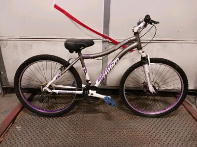 Genesis Whirlwind 26" Mountain Bike, 6061 Alloy Frame, Shimano 18-Speed, Front Suspension, V-Brake