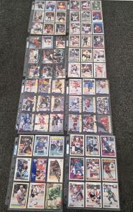 Early 1990s Hockey Trading Card Lot &ndash; Topps, Upper Deck, Pro Set &ndash; Leetch, Sakic, Roenick,