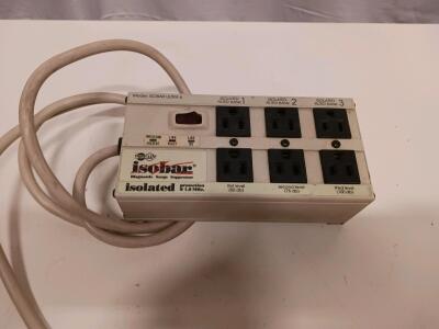 Tripp Lite Isobar Ultra 6 Diagnostic Surge Suppressor, 6-Outlet, 15A, 3 Filter Banks, UL Listed