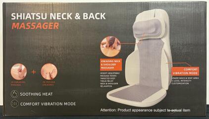 Comfier CF-2307A-DE Shiatsu Neck & Back Massager Seat Cushion