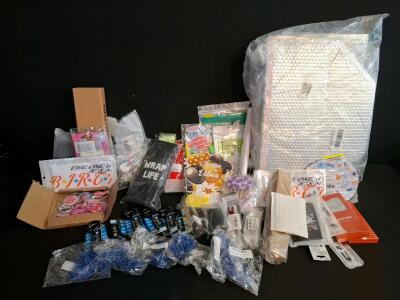 Keychains, Themed Party Supplies, Car Emblems, Under-Cabinet LED Light, And More